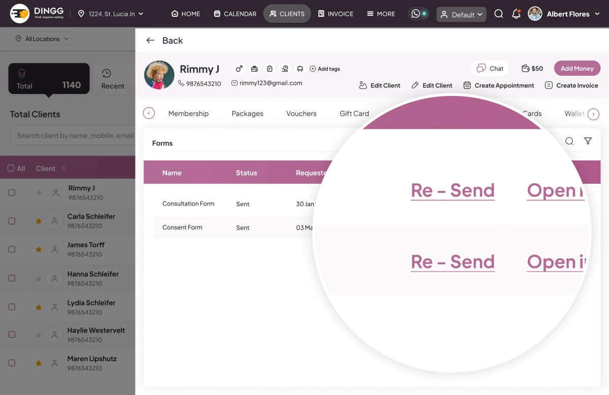 Send_Forms_Before_&_After_Appointment_DINGG