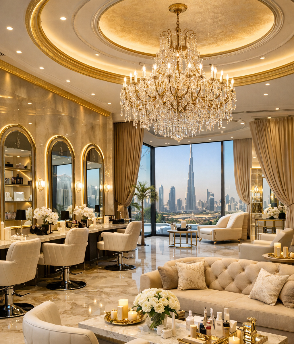 Luxury Premium Salon in Dubai | High-End Beauty & Spa Experience