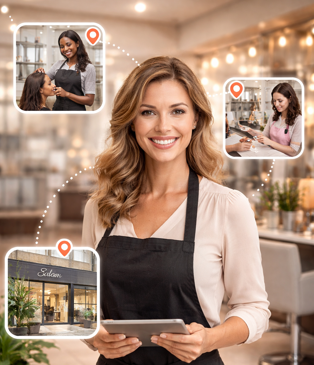 Salon Owner Managing Multiple Salon Outlets
